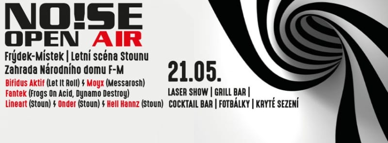 LETNÍ SCÉNA: NO!SE OPEN AIR w/ BIFIDUS AKTIF