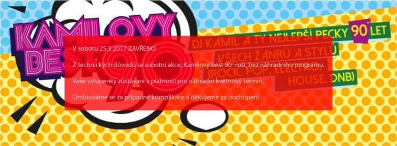 ZRUŠENO - KAMILOVY BEST 90´