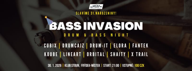 Narozeninový Bass Invasion - 31 let