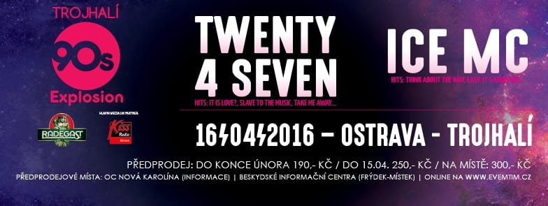 TROJHALÍ 90´S EXPLOSION (TWENTY 4 SEVEN & ICE MC)